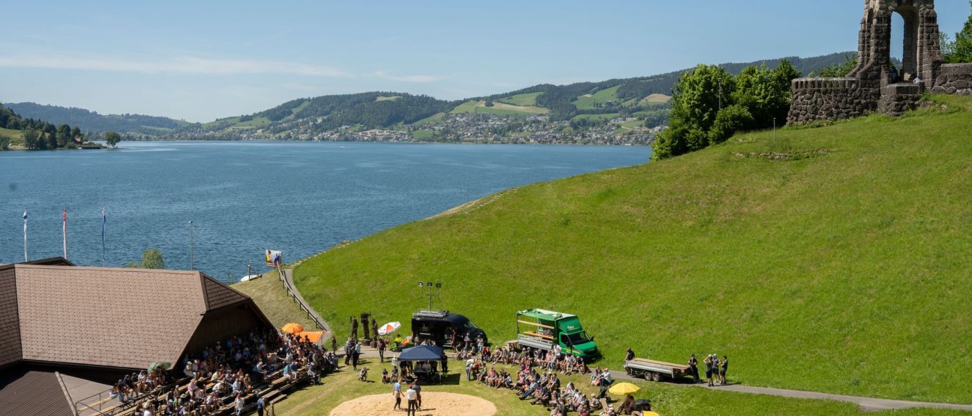 Eine wunderbare Kulisse