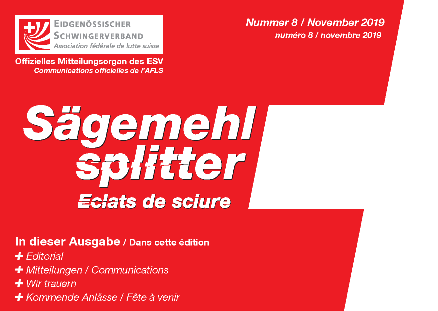 Nummer 8 / November 2019 / numéro 8 / novembre 2019